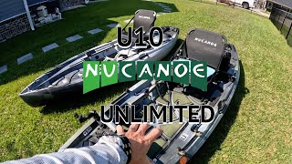 Nucanoe U10 vs Unlimited Side by Side Comparison [upl. by Aleahc]