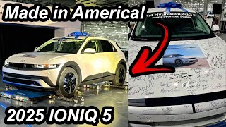 Hyundais US Metaplant Builds First 2025 Ioniq 5 Ahead of Schedule [upl. by Ragg793]