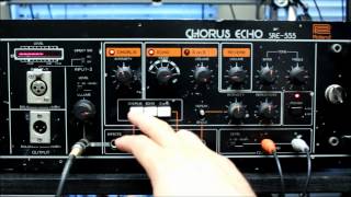 Roland SRE555 Pro Audio Chorus Echo Demonstration [upl. by Schinica360]