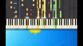 Dragostea din tei Haiducii Piano tutorial by Synthesia [upl. by Strep448]