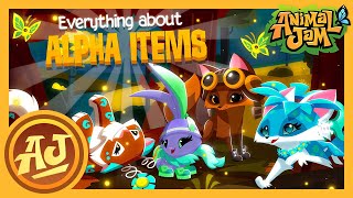 What are Alpha Items  Animal Jam Tutorials [upl. by Ahseem806]