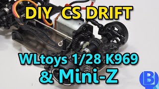 DIY How to make CS drift gear for WLtoys 128 K969K989 amp MiniZ [upl. by Aicirtak]