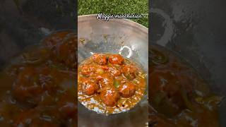 Maggie manchurian shortsviralvideo streetfood cookingvlog chinese viral recipe manchurian [upl. by Ilan]