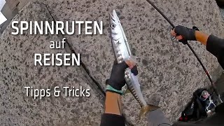 REISERUTEN  Tipps und Tricks für die Spinnrute im Urlaub Travel Rods [upl. by Suoicerpal]