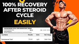 Pct post Cycle Therapy after Steroid cycle  full testosterone level recovery all healthy organs [upl. by Juli]