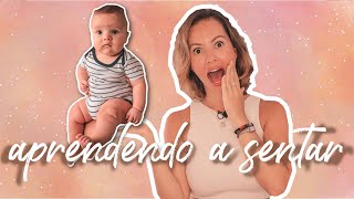 COMO ESTIMULAR O BEBÊ A SENTAR  Dicas e atividades  Juliana Goes [upl. by Gagnon]