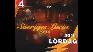 Sveriges lucia 1996 Trailer TV4 23 nov 1996 [upl. by Prescott31]