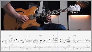 PentUp House Clifford Brown Solo with Tablature Transcription for Guitar [upl. by Sirromal]