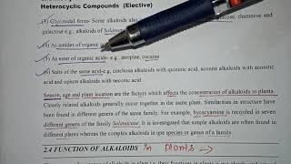 Alkaloidsfunctions of alkaloids in plantsNomenclatureOccurance Natural products [upl. by Atwood]