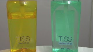 Makeup Remover Comparison Lancome BiFacil Shiseido TISS Deep Off Shiseido TISS Perfect Off Oil [upl. by Yetah787]