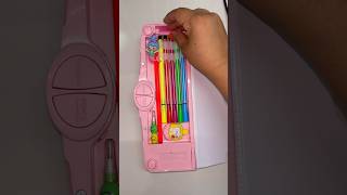 organising stationery in the mini box schoolsupplies [upl. by Arobed284]