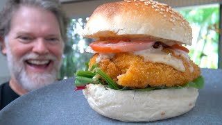 Easy Delicious Chicken Kiev Burger Recipe [upl. by Parhe]