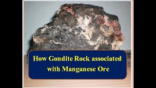 Gondite Rock Gondite rock and manganese ore [upl. by Arodaeht]