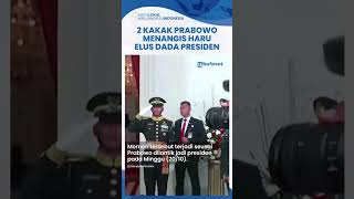 2 Kakak Perempuan Menangis Haru Sambut Kedatangan Prabowo di Istana Sempat Elus Dada Presiden [upl. by Asen]