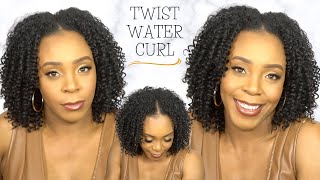 Organique Synthetic Hair U Part Wig  TWIST WATER CURL WIGTYPESCOM [upl. by Eirrej572]