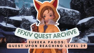 Eureka Pagos Level 29 Quest  No Commentary  FFXIV Quest Archive [upl. by Ennovehc505]