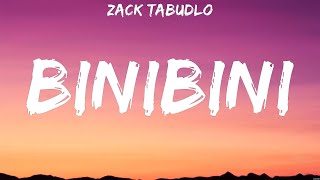 Zack Tabudlo  Binibini Lyrics Justin Vasquez Cover Calein [upl. by Eetnuahs]