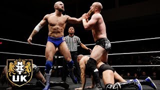 The Grizzled Young Veterans battle Lorcan amp Burch in a NXT UK Tag Title Match NXT UK Feb 27 2019 [upl. by Ellenet466]