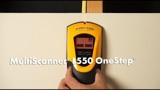 How to Find Studs with the Zircon MultiScanner L550 OneStep [upl. by Adnolay290]