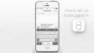 How to Setup Autosuggest on iPhone and iPad [upl. by Goldshell]