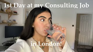 First Day at my Management Consulting Job in London [upl. by Atinahc]