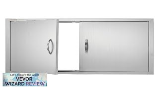 VEVOR BBQ Access Door 35W x 24H Inch Double Outdoor Kitchen Door Review [upl. by Aeht379]