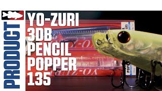 YoZuri 3DB Series Pencil Popper 135  ICAST 2020 [upl. by Kcinom]