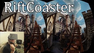 Oculus Rift DK1  RiftCoaster 1080p [upl. by Ellecrad]