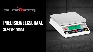 Precisieweegschaal Steinberg Systems SBSLW10000A  Productpresentatie 10030107 [upl. by Notlek396]