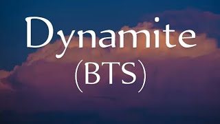 Dynamite BTS lyrics [upl. by Aniri]