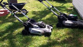 Comparing the Ego Select cut to my original 21quot Ego mower  first thoughts [upl. by Karlyn458]