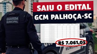 Saiu o Edital Concurso Guarda Municipal de Palhoça 2024 [upl. by Allison]