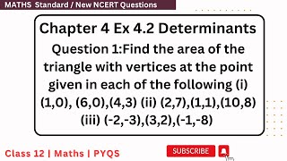 Class 12 Ex 42 Q1 Math  Determinants  Q1 Ex 42 Class 12 Math  Ex 42 Q1 Class 12 Math [upl. by Friedlander]