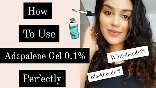 How to Use Adapalene Gel 01  Benefits of Adapalene Gel adapaleneGel skincare blackheads acne [upl. by Washko]