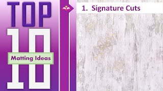 Top 10 Matting Ideas Signature Cut [upl. by Sapers]