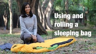 How to use and roll a sleeping bag [upl. by Olette]