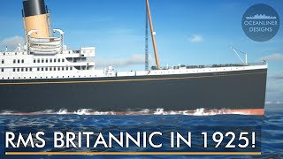 What if RMS Britannic Didnt Sink in 1916  Titanics Sister Alternate History [upl. by Rehposirhc989]