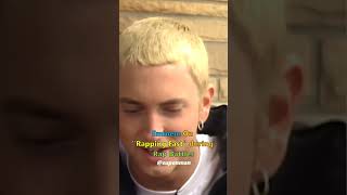 ⚡Eminem On Fast Rapping 🚅shorts rapgod [upl. by Xylina895]