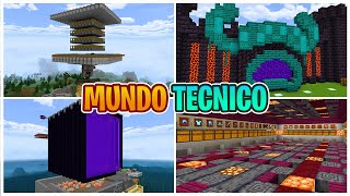 DESCARGA Mundo Tecnico para MINECRAFT PE 119 BEDROCK  TOUR por MUNDO TECNICO de SUBS 1 [upl. by Bird200]