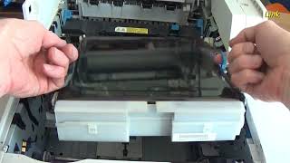 How to replace the Transfer Belt Oki Laser Printers C510 C530 MFP ES3451 MC361 MC351 [upl. by Redleh]