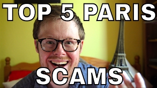 Top 5 Paris Scams Taxi Scam Gold Ring Scam Restaurant Scam Metro Mugging amp Street Sellers [upl. by Aihsotal]