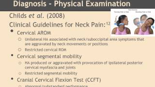 Diagnosis and Management of Cervicogenic Headaches [upl. by Raye135]