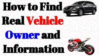 Vehicle owner details by chassis number 2022  How to check vehicle owner name by chassis number [upl. by Chuch342]