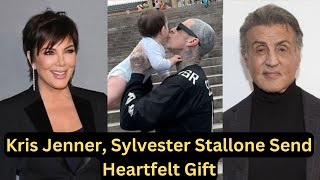 Kris Jenner Sylvester Stallone send heartfelt gifts to Rocky Thirteen [upl. by Ecirual35]