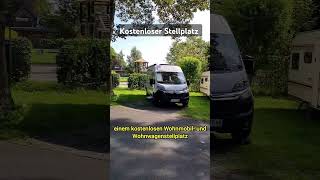 Super Stellplatz für Camper und das Kostenlos shorts reisen camping deutschland wohnmobil [upl. by Junieta]