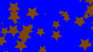 Mood Lights Brown Stars and Blue Background 1 Hour [upl. by Akyeluz]