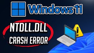 Fix ntdlldll Crash Error on Windows 1110  Tutorial [upl. by Heall912]