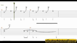 Seytan Bunun Neresinde  Pentagram Mezarkabul Guitar Tab HD [upl. by Nosredneh]