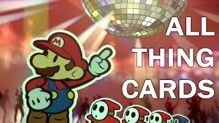 Paper Mario Color Splash ALL THING CARDS Animations 1080p 60fps [upl. by Jordan]