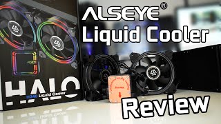 Alseye Halo H240 AIO Liquid Cooler Review [upl. by Atikcir]